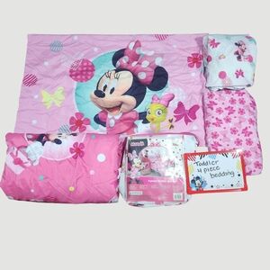 Disney Minnie Mouse Pink Toddler Bedding Set